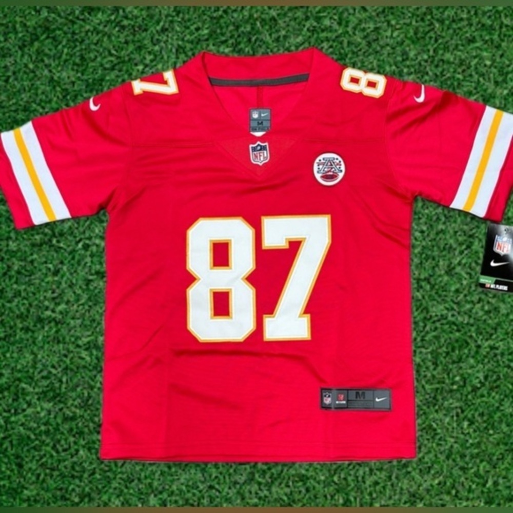 Travis Kelce Jersey 87 Adult Men’s Large - KC Chiefs football Jersey
